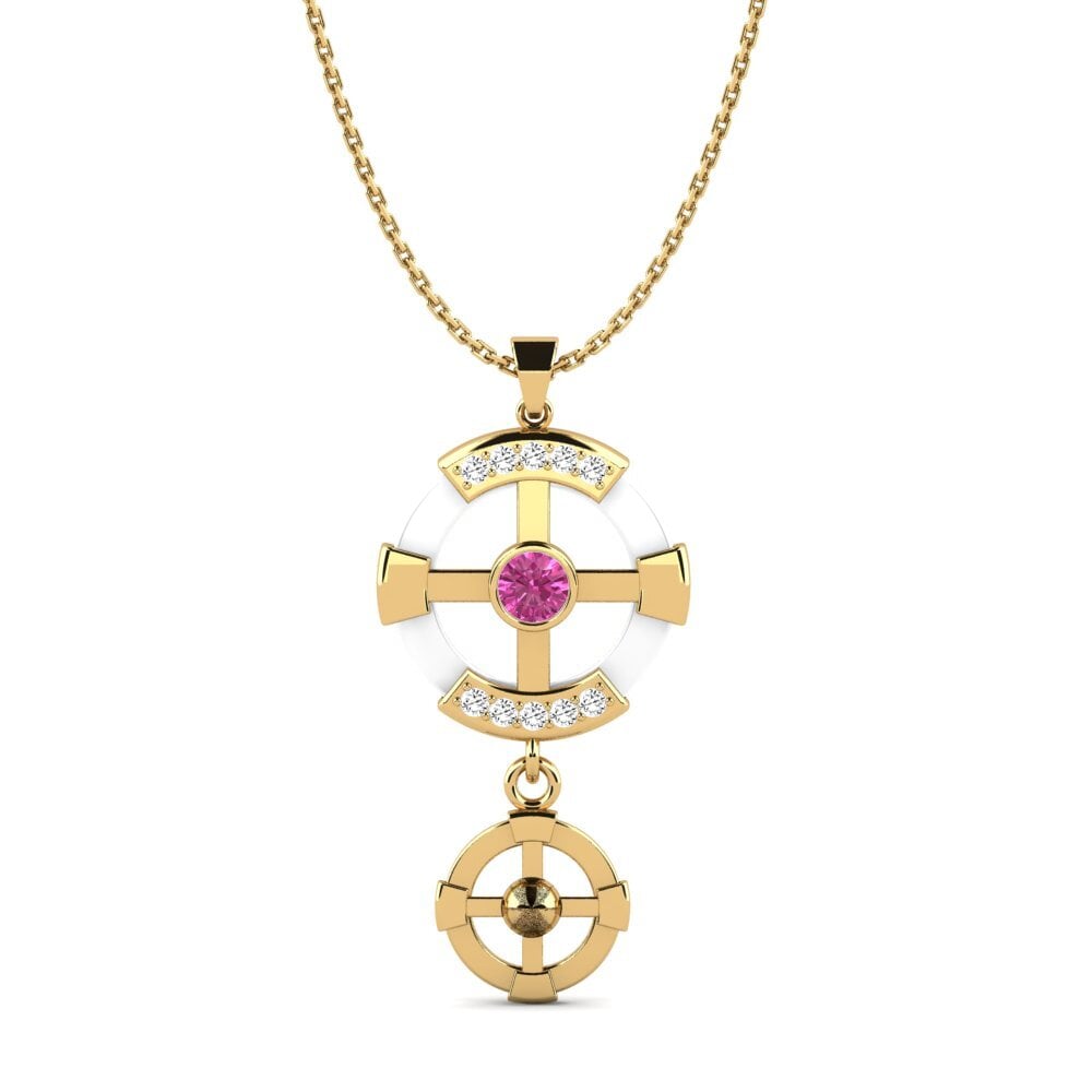 Pink Topaz Women's Pendant Siqueiros