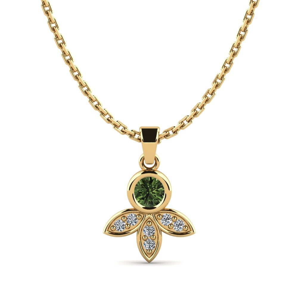 Green Sapphire Women's Pendant Sirloin