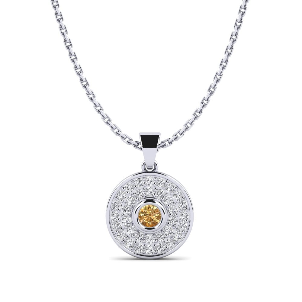 Diamant Brun Pendentif pour femme Siskin