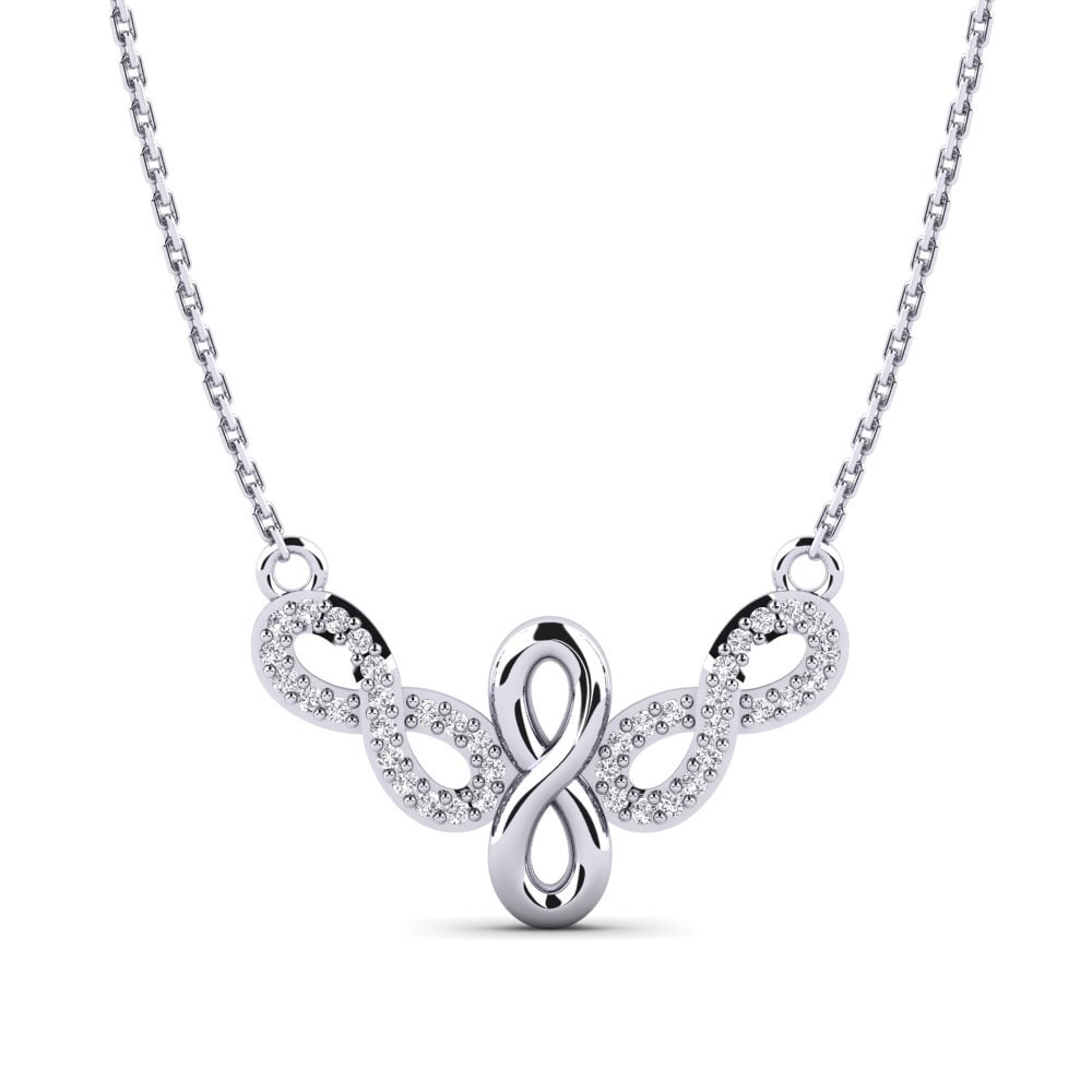 Diamant De Synthèse Collier pour femme Skagern