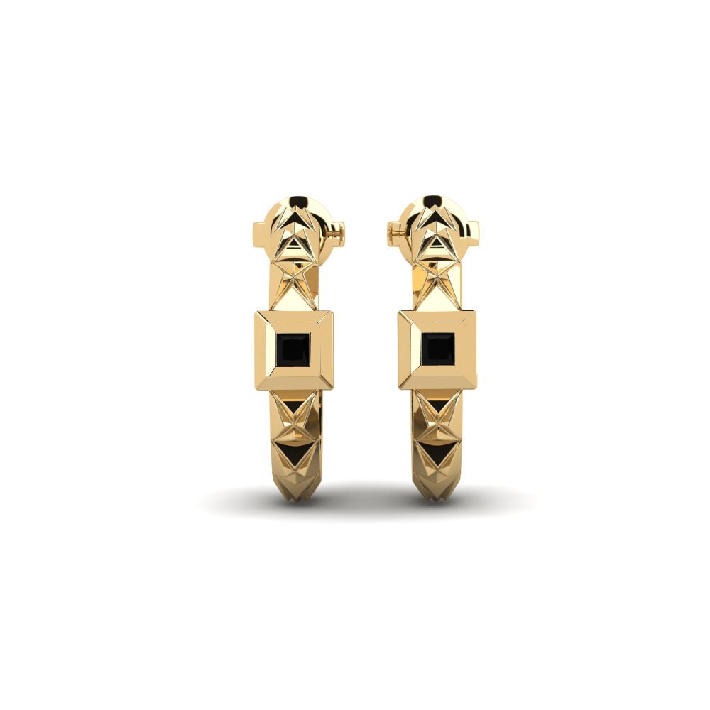 Black Sapphire Women's Earring Skwaya