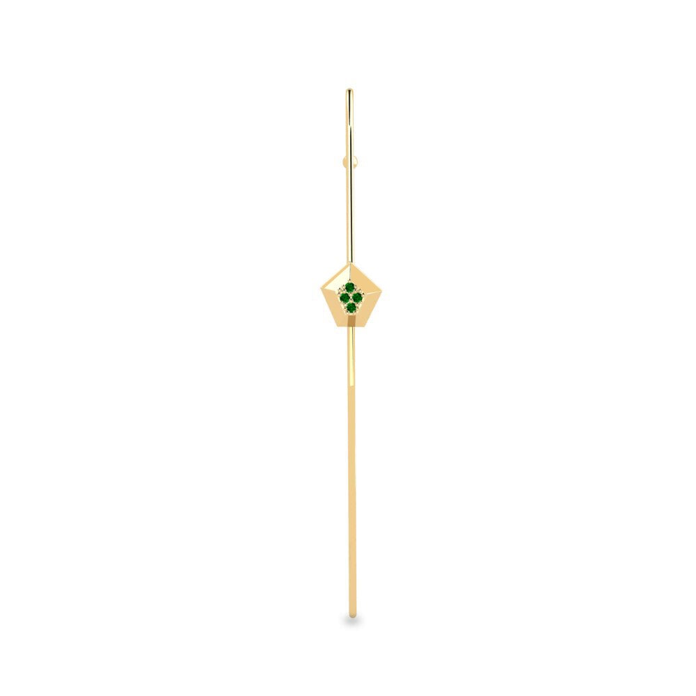 Groene Zirkoon Oorpiercing Skymap