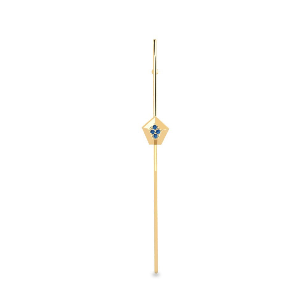 Dark Blue Zirconia Ear Piercing Skymap