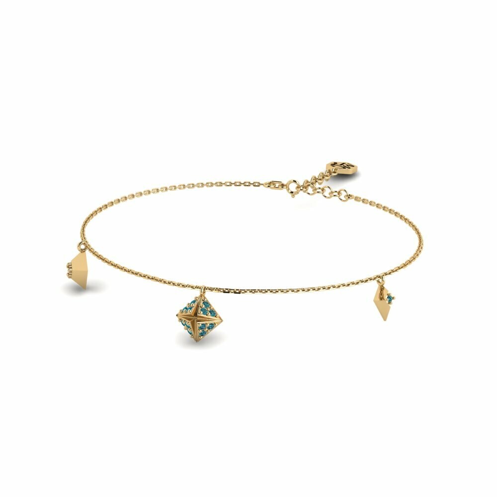 Diamante Blu Bracciale da donna Slawa