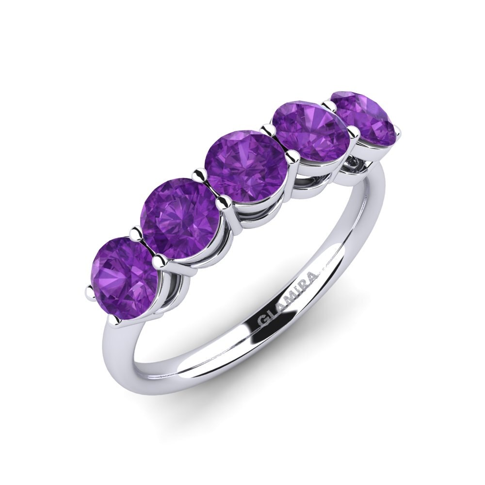 Améthyste Bague de fiançailles Sloop