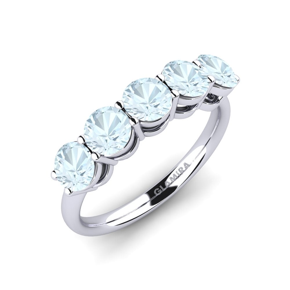 Đá Aquamarine Nhẫn đính hôn Sloop