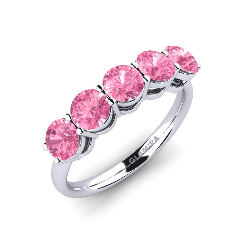 Pink Sapphire Engagement Ring Sloop