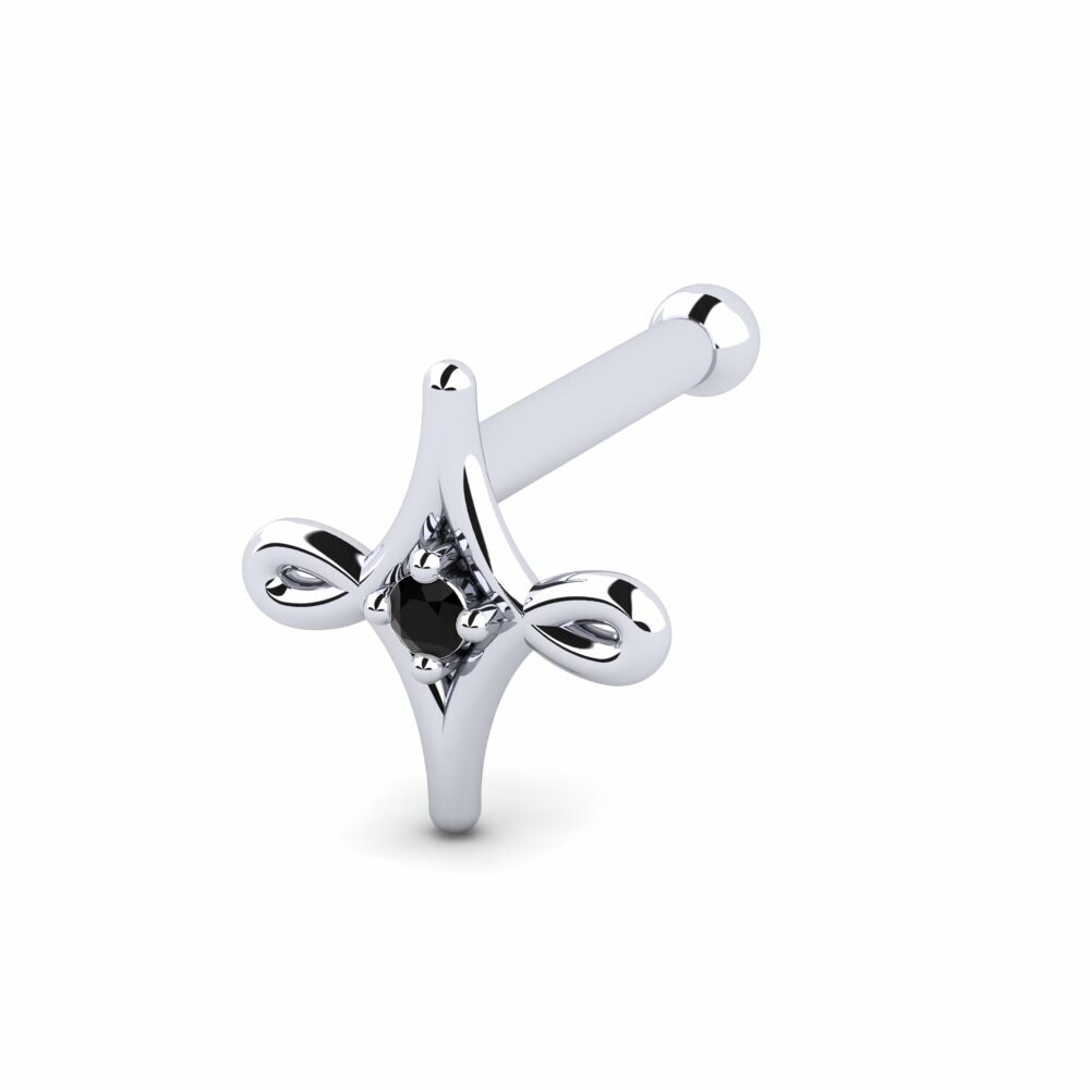 Black Diamond Nose Pin Tizinup