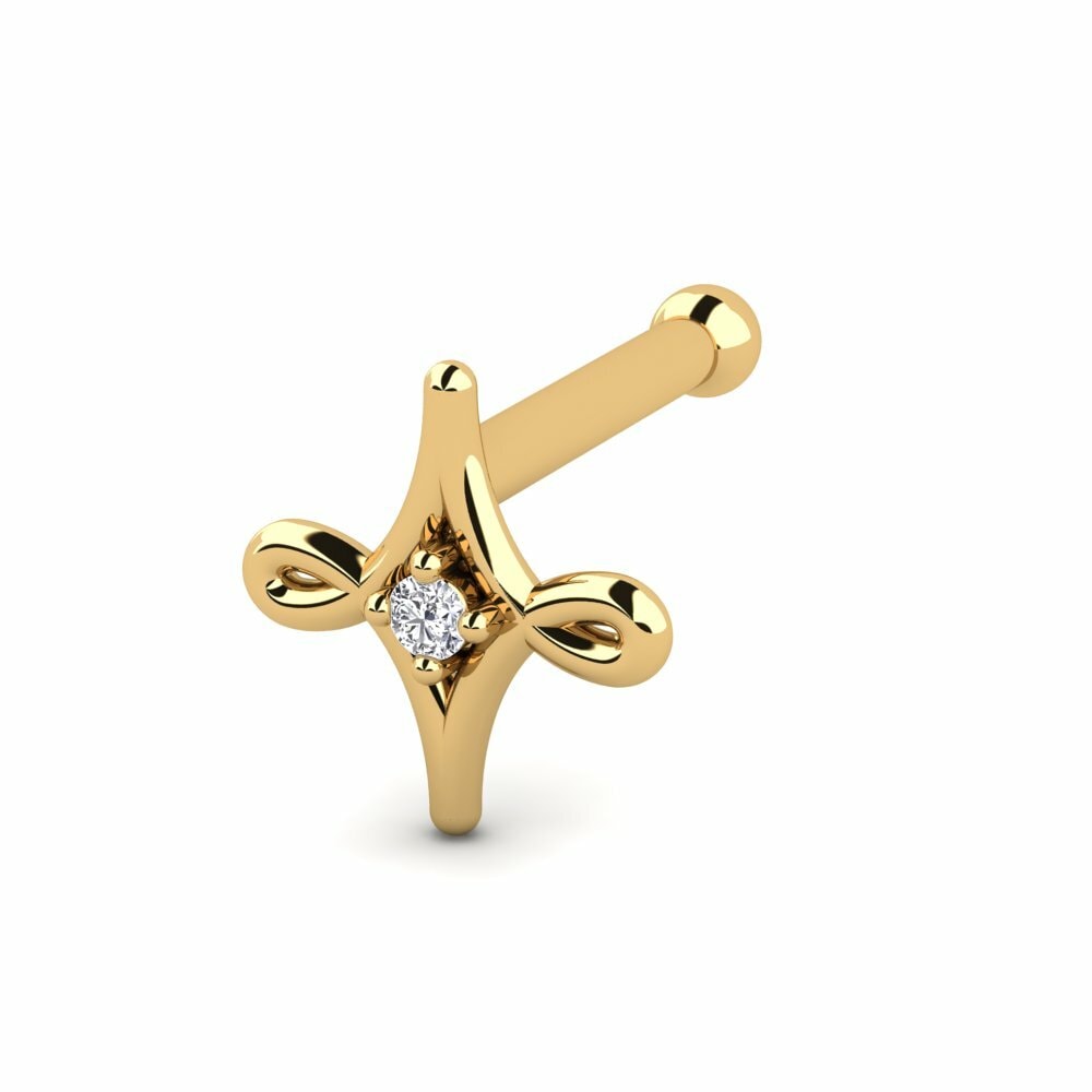 14K Geel Goud Neus Pin Tizinup