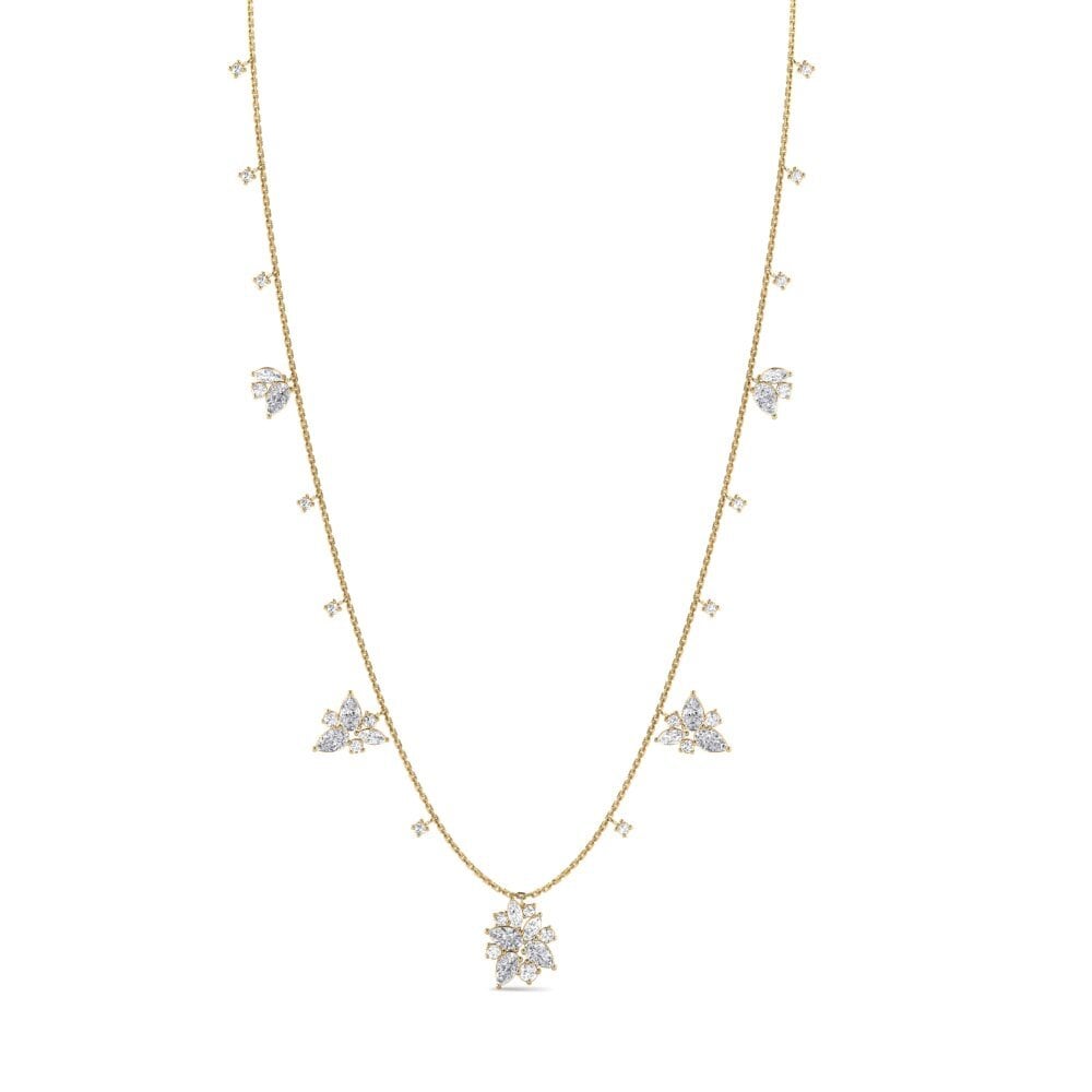 Moissanita Collar de Mujer Snowdr