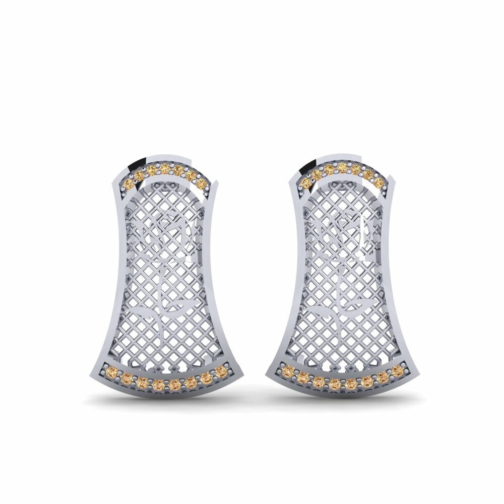 Diamante Marrón Pendiente de mujer Sofina