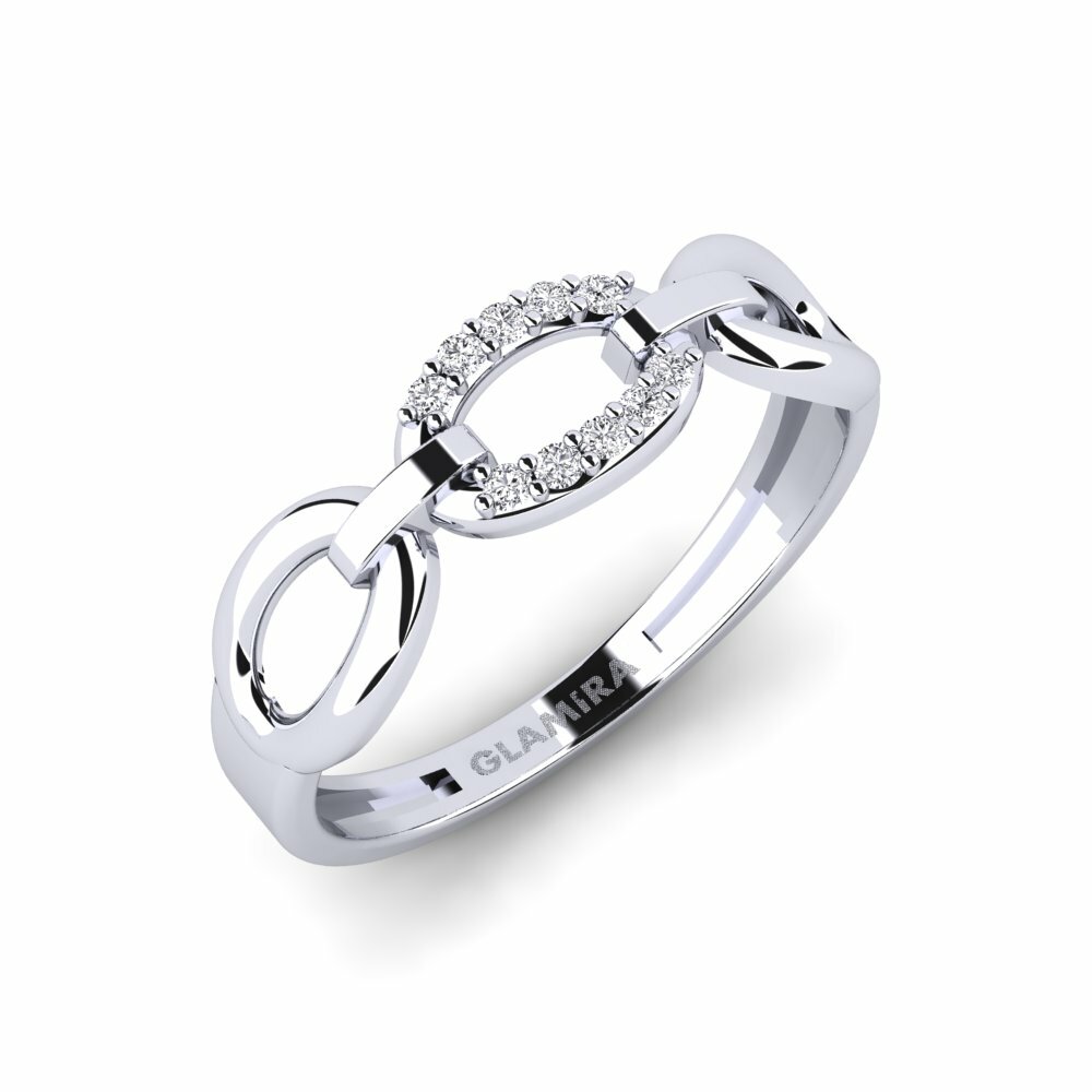 950 Platinum Ring Sognu