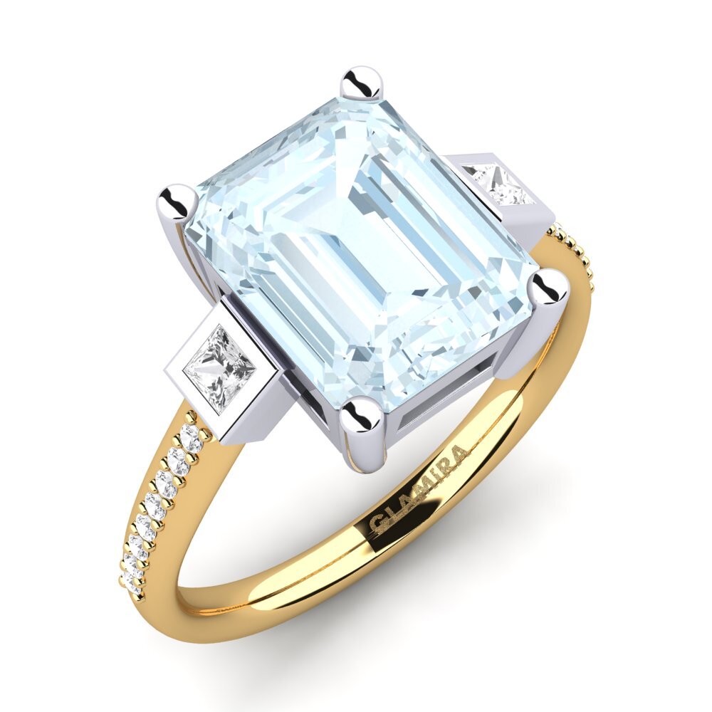 14ct Yellow / White Gold Engagement Ring Sohniel