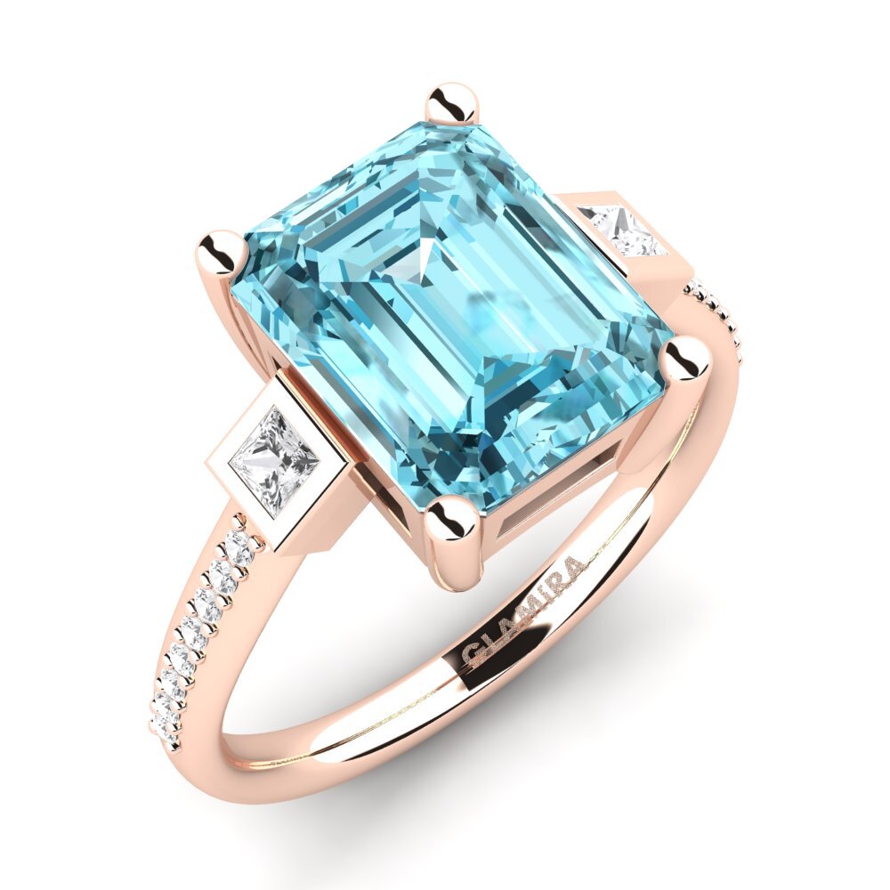 9ct Rose Gold Engagement Ring Sohniel