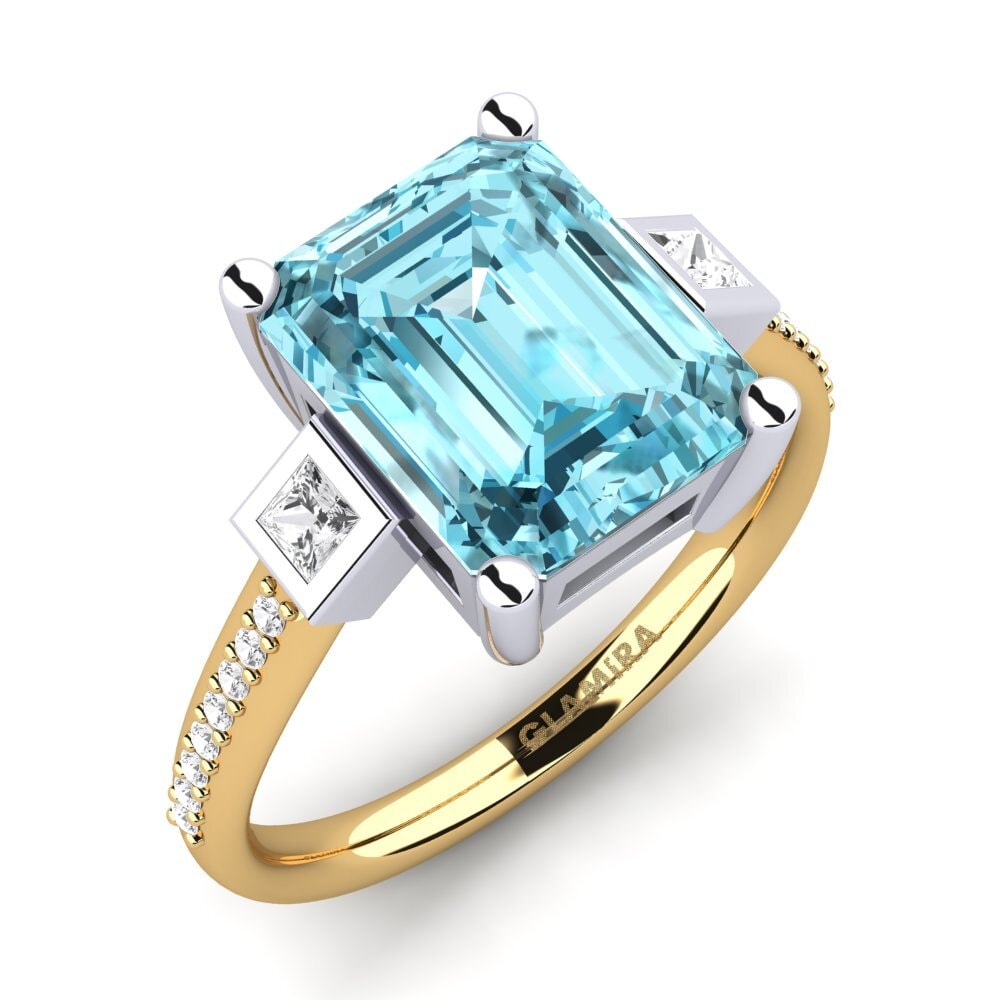 14ct Yellow / White Gold Engagement Ring Sohniel