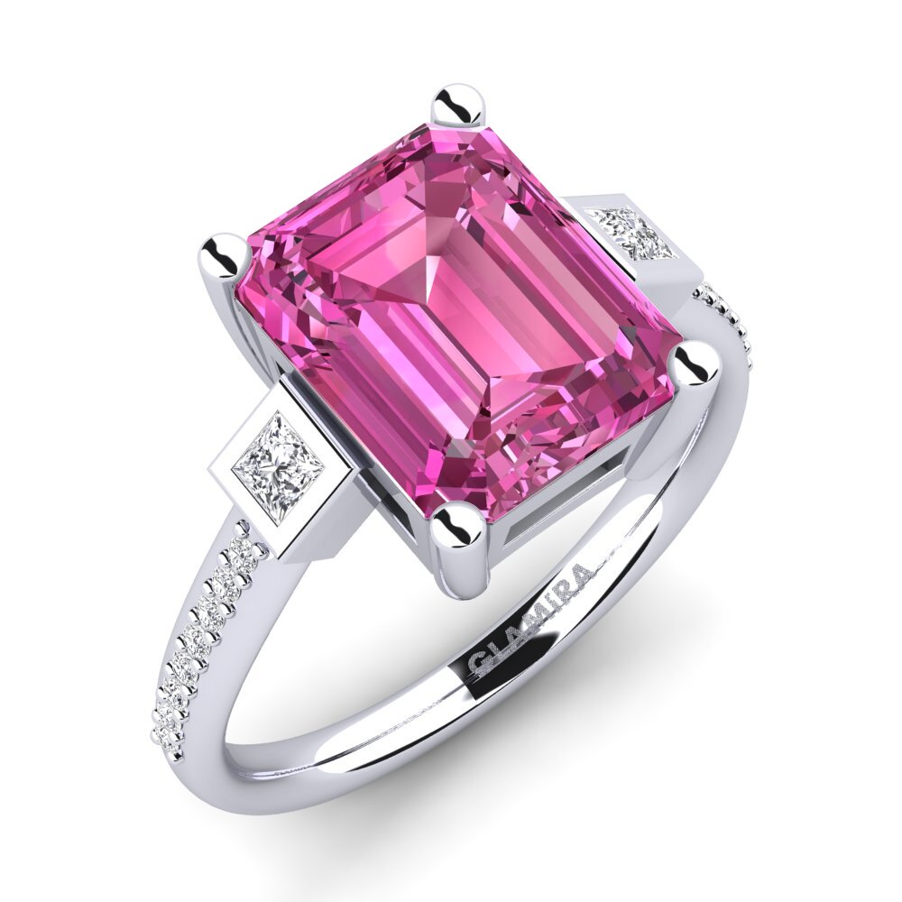 Pink Topaz Engagement Ring Sohniel