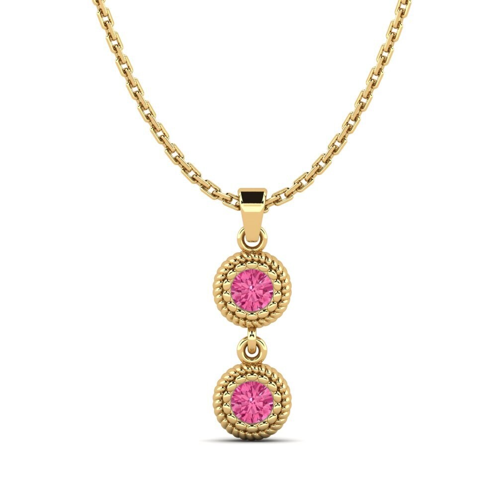 Pink Tourmaline Women's Pendant Solidus