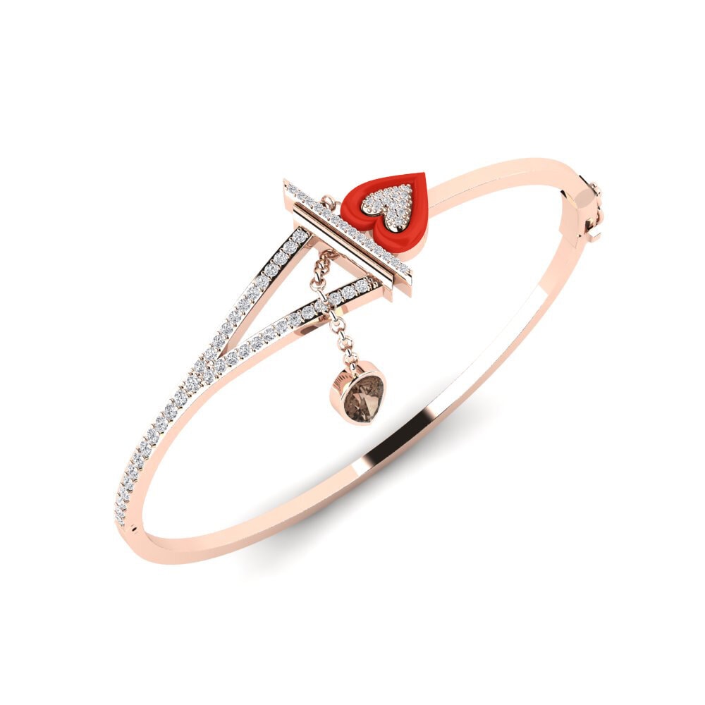 Cuarzo humo Pulsera de Mujer Solotu
