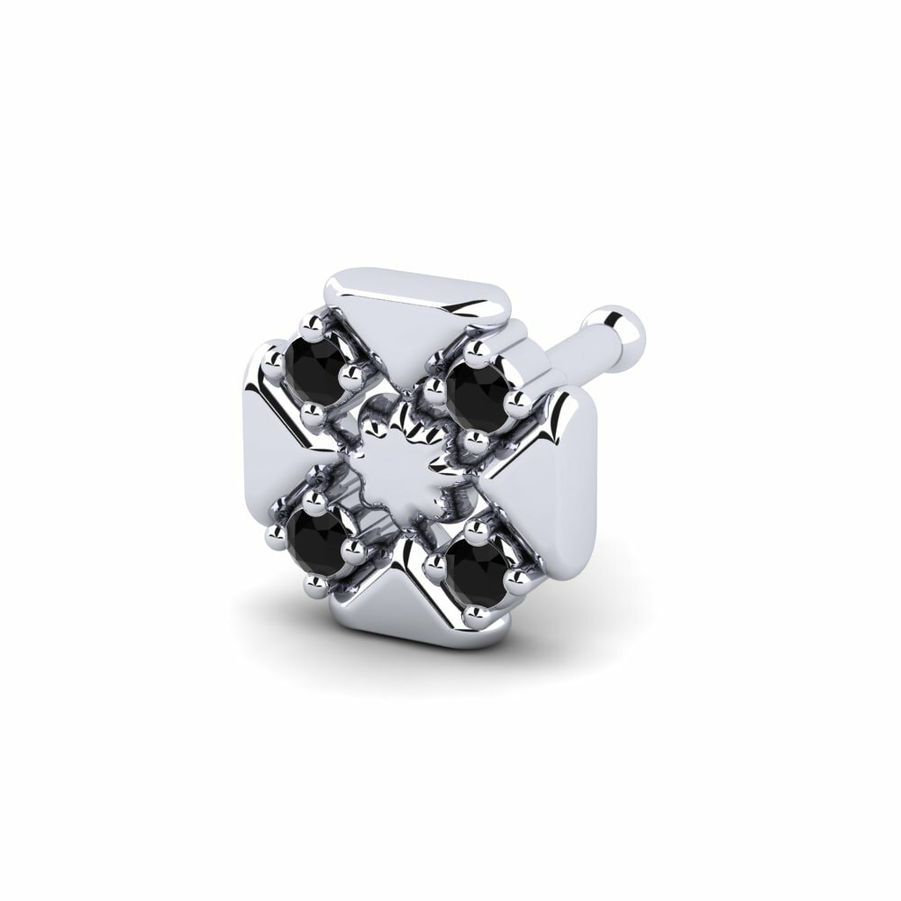 Saphir noir Piercing Nez Somerre