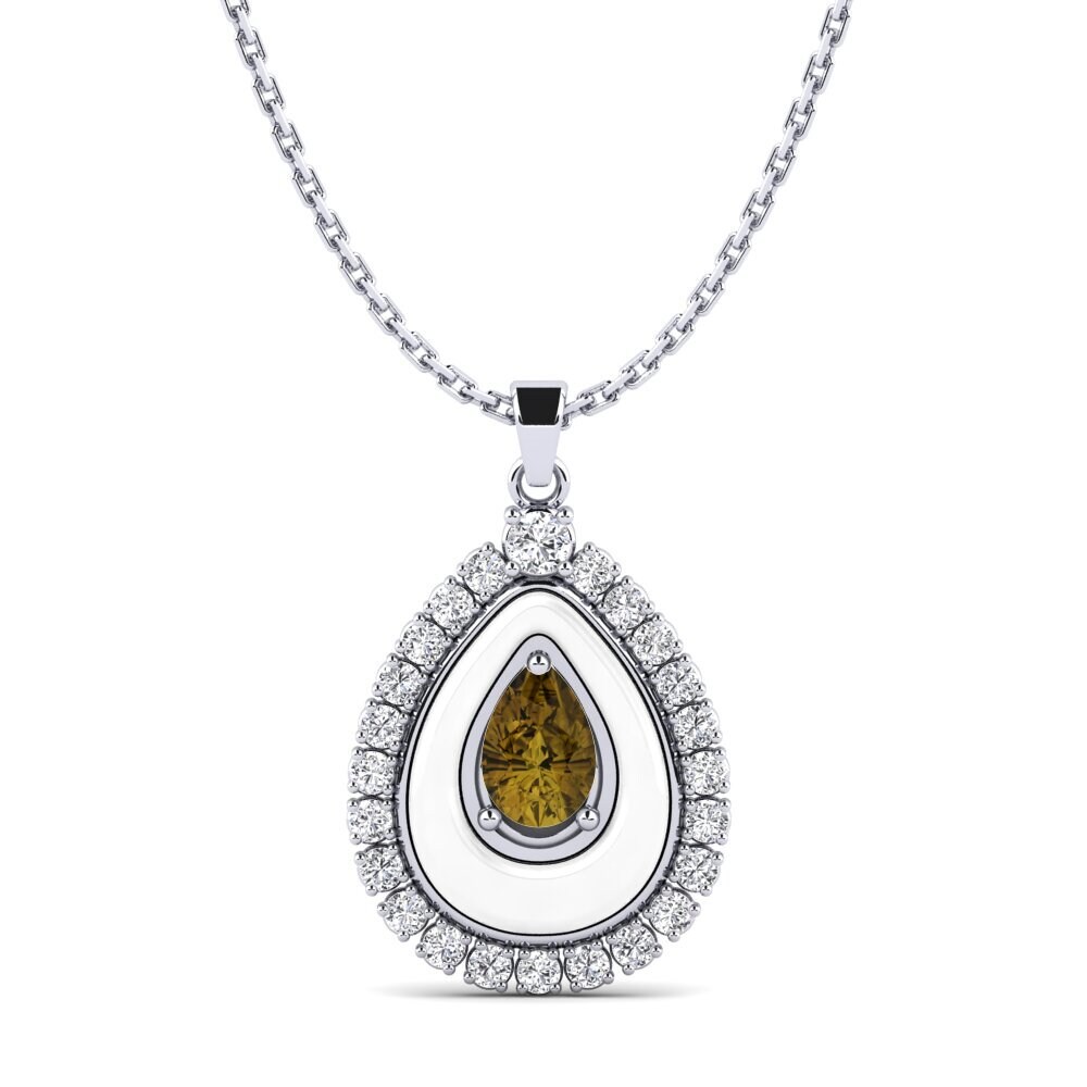Brown Zircon Women's Pendant Somertz