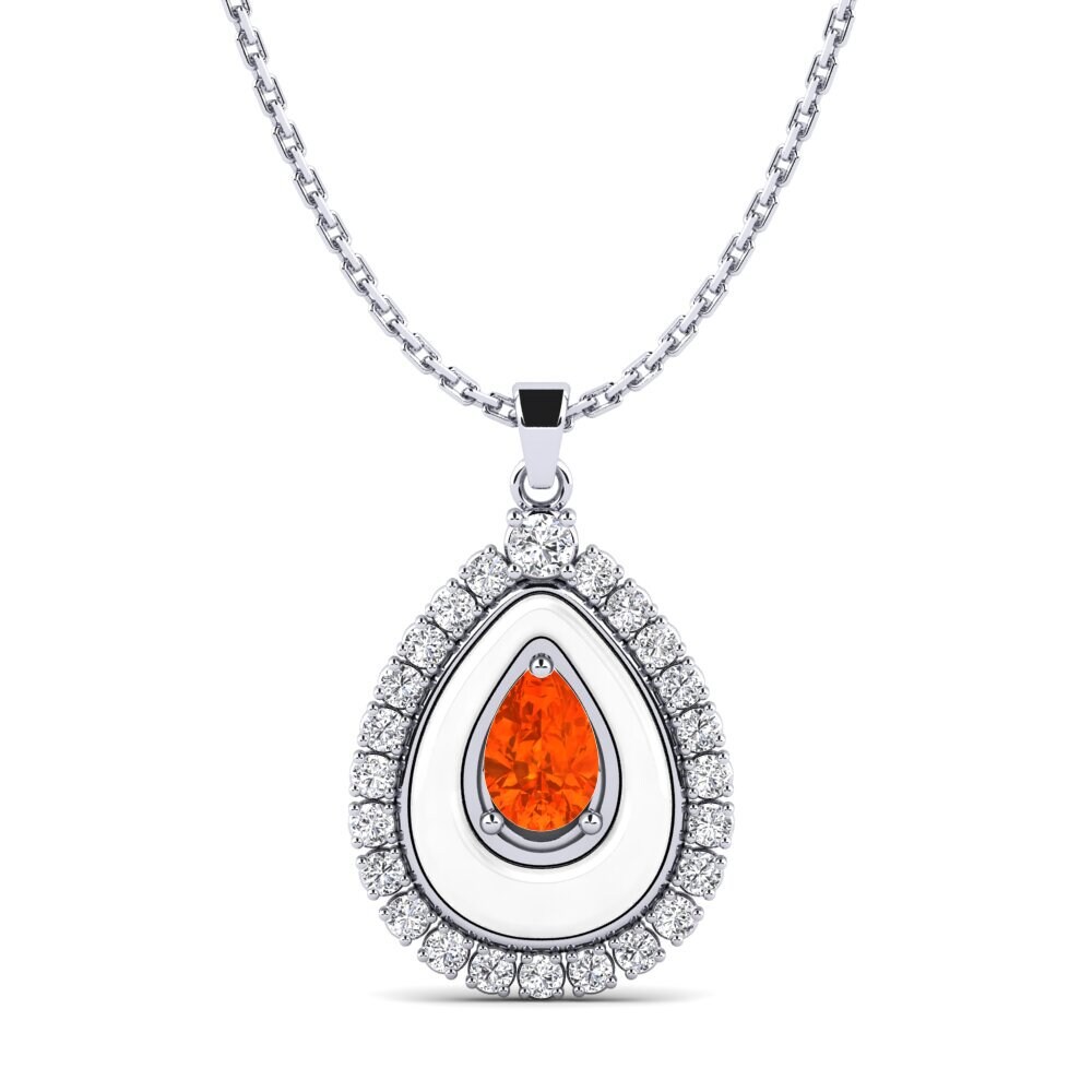 Fire Opal Women's Pendant Somertz
