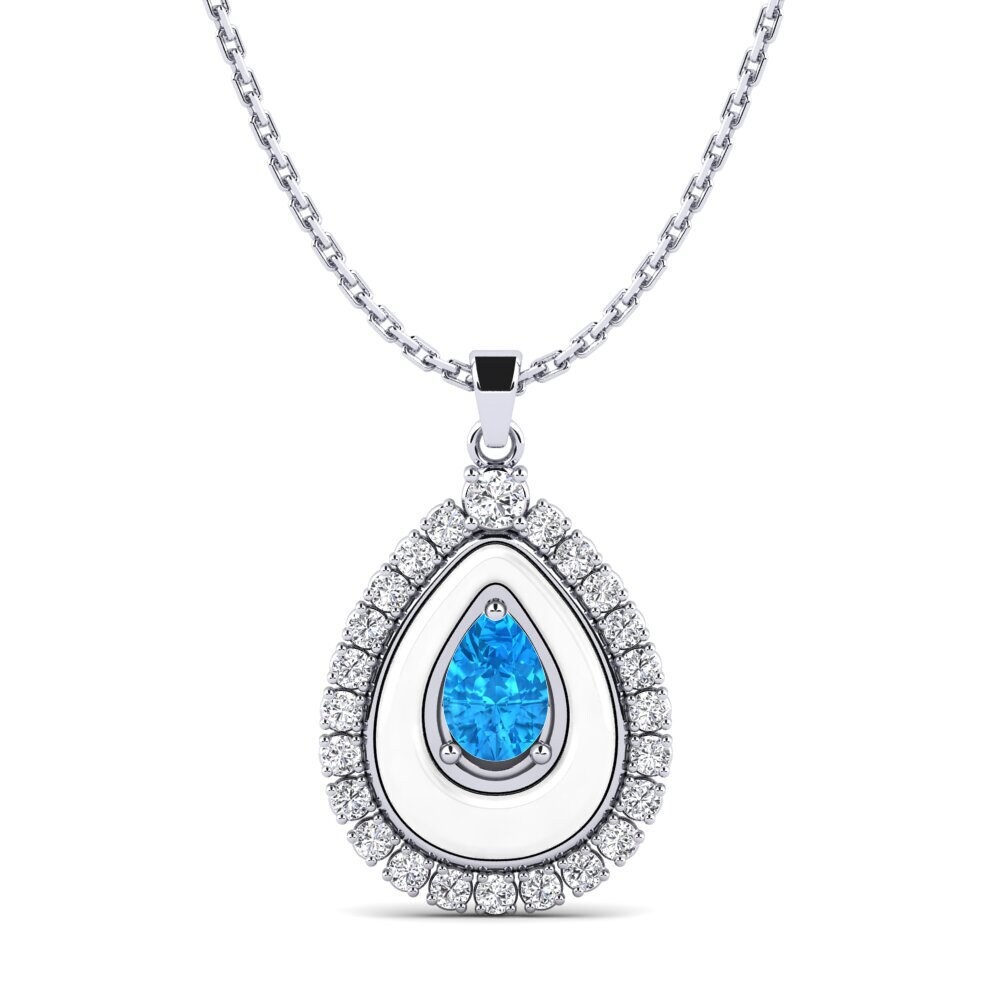 Blue Topaz Women's Pendant Somertz