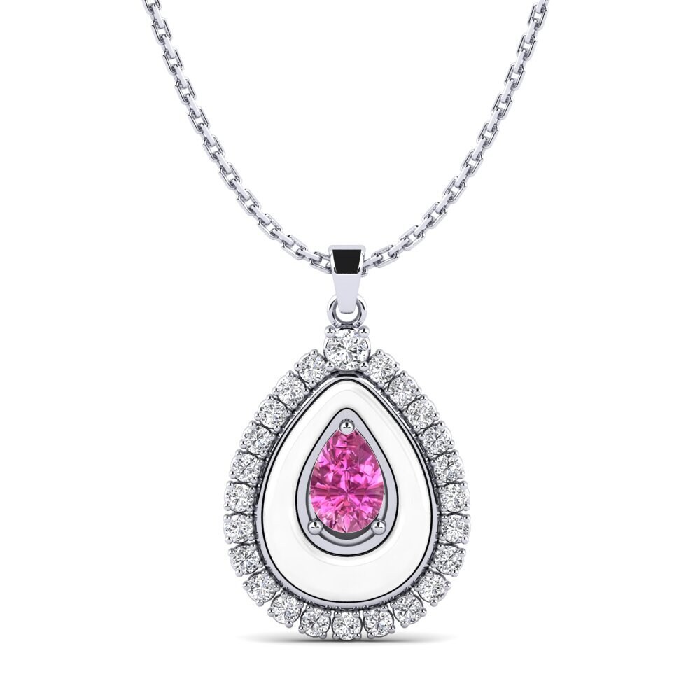 Pink Topaz Women's Pendant Somertz