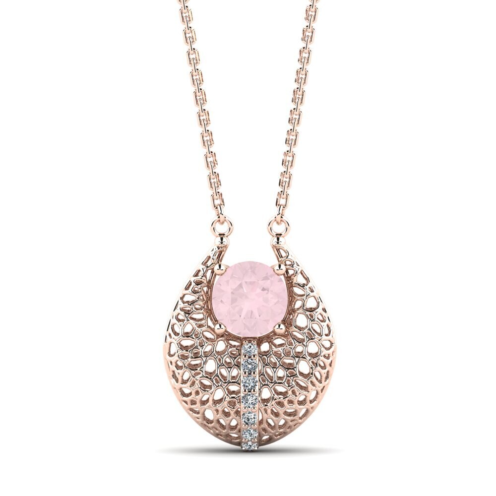 Rose Quartz Women's Necklace Songea