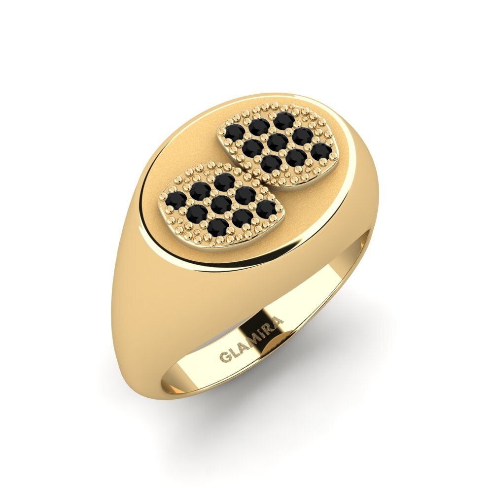 Black Sapphire Pinky Ring Soni