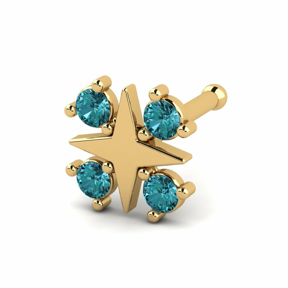 Or Jaune 18k Piercing Nez Sopheap