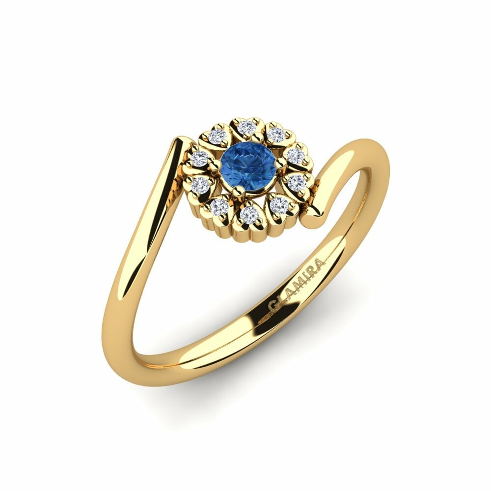 Donker Blauwe Zirkoon Ringen Sophronia