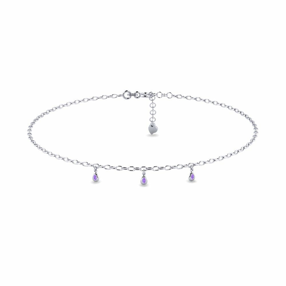 Amethyst Women's Anklet Sopping