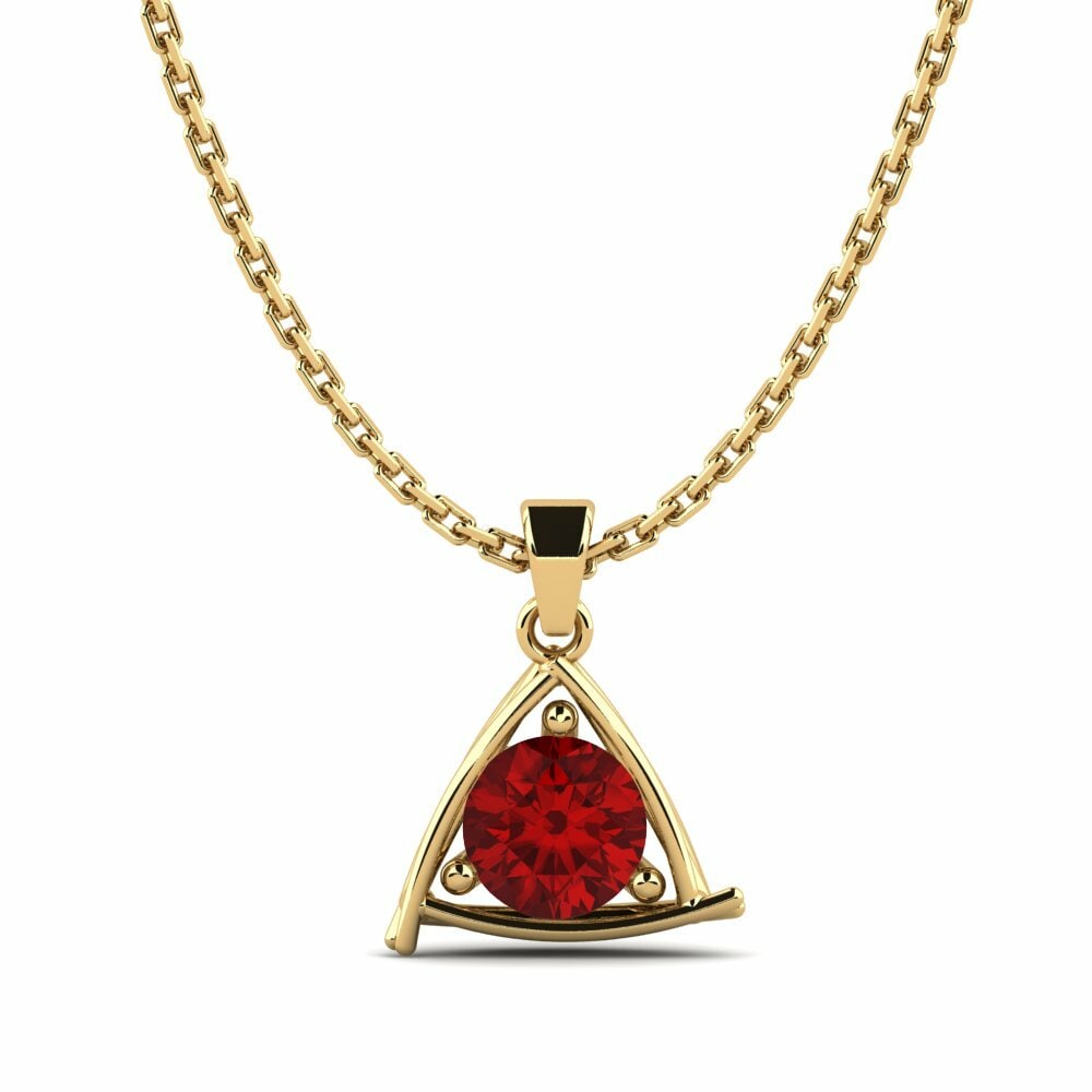 Ruby (Lab Created) Women's Pendant Sorenson