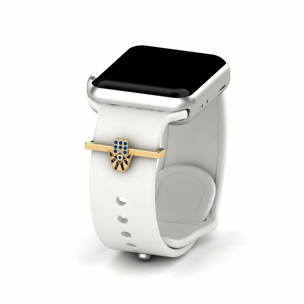Accesorios Para Apple Watch® Sortilege - Oro Amarillo 585 Swarovski Azul