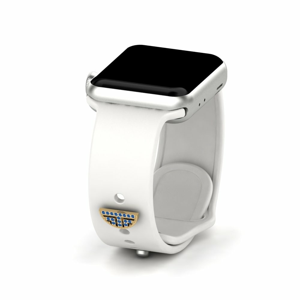 Accesorios Para Apple Watch® Sortilege - D Oro Amarillo 585 Swarovski Azul