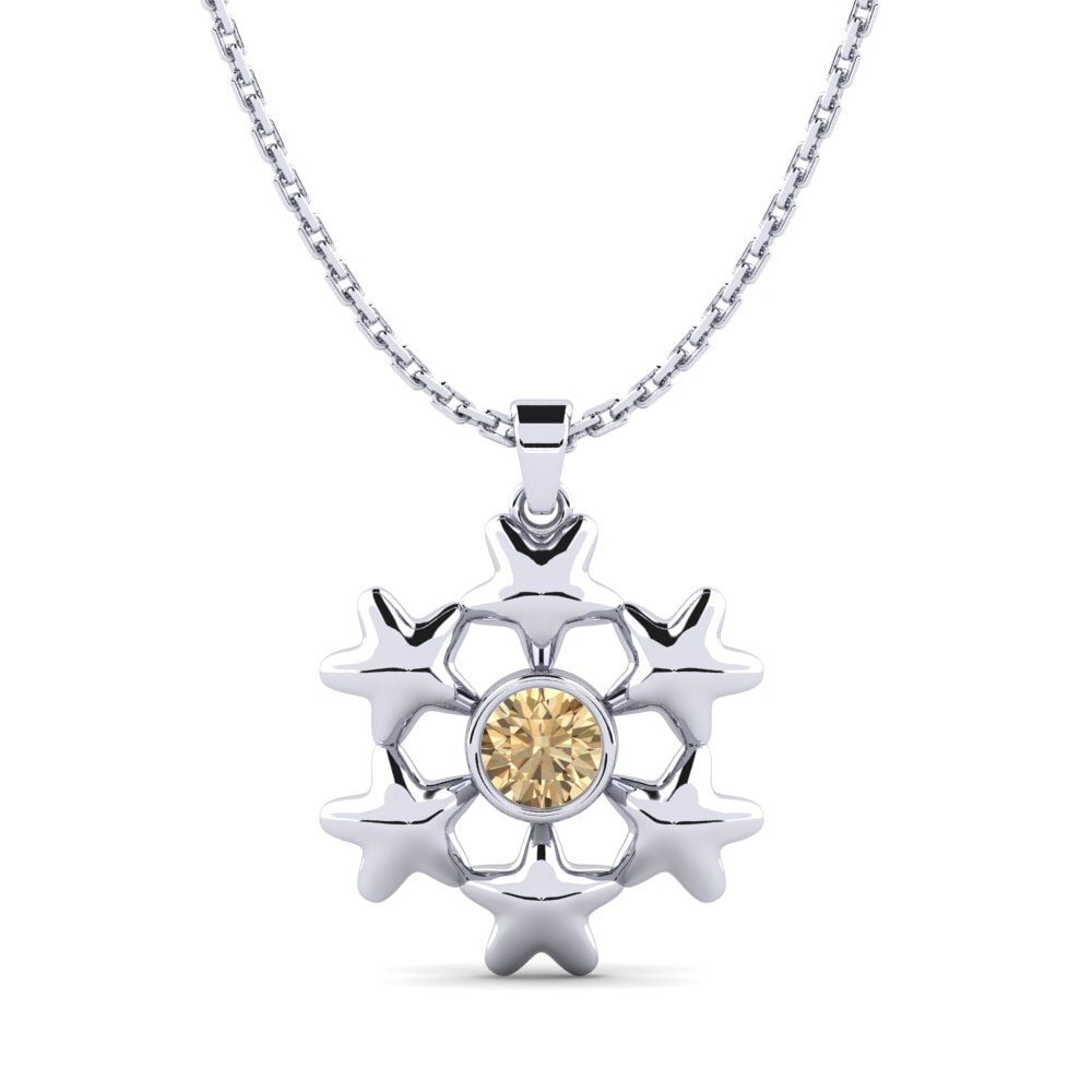 Brown Diamond Women's Pendant Sostantivo