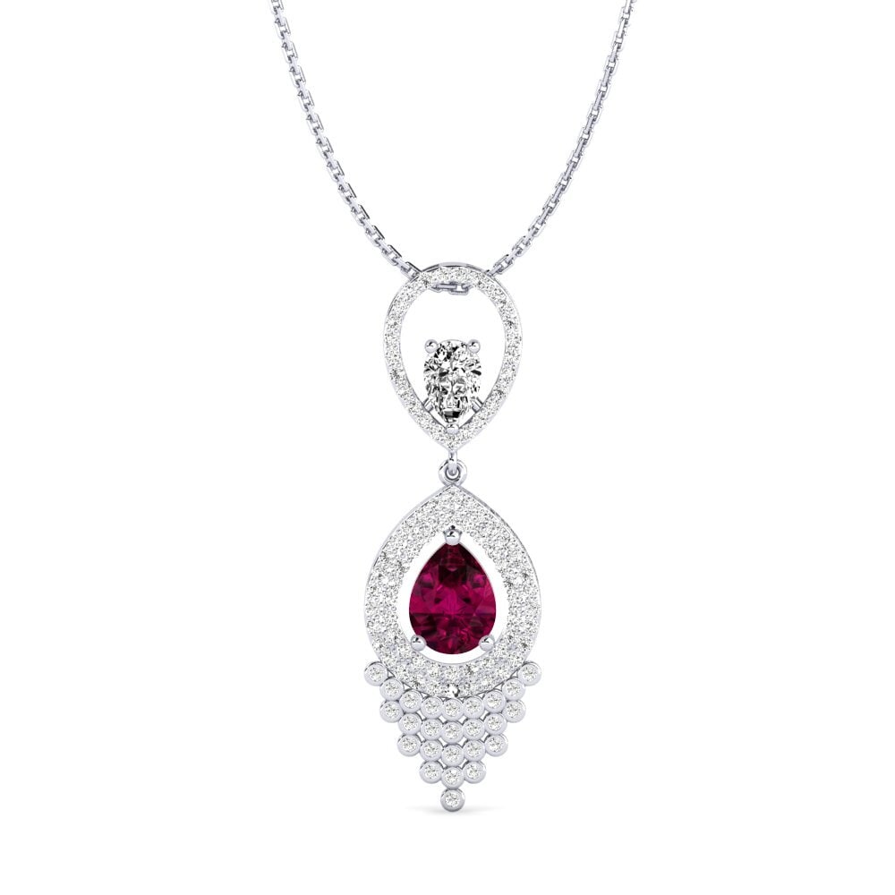 Rhodolite Garnet Women's Pendant Soulini