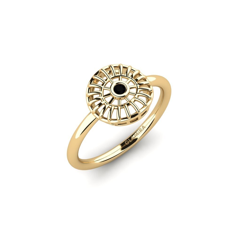 Black Sapphire Engagement Ring Sparbax