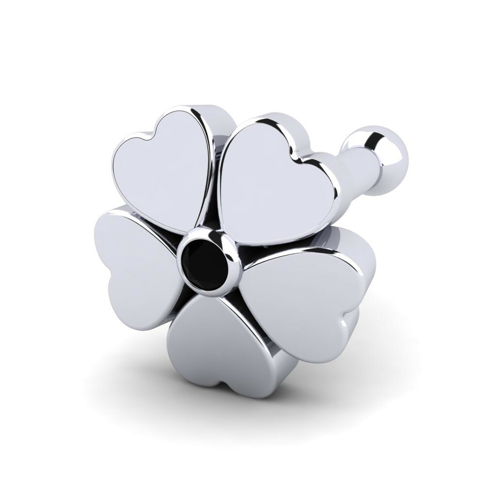 Saphir noir Piercing Nez Spearere