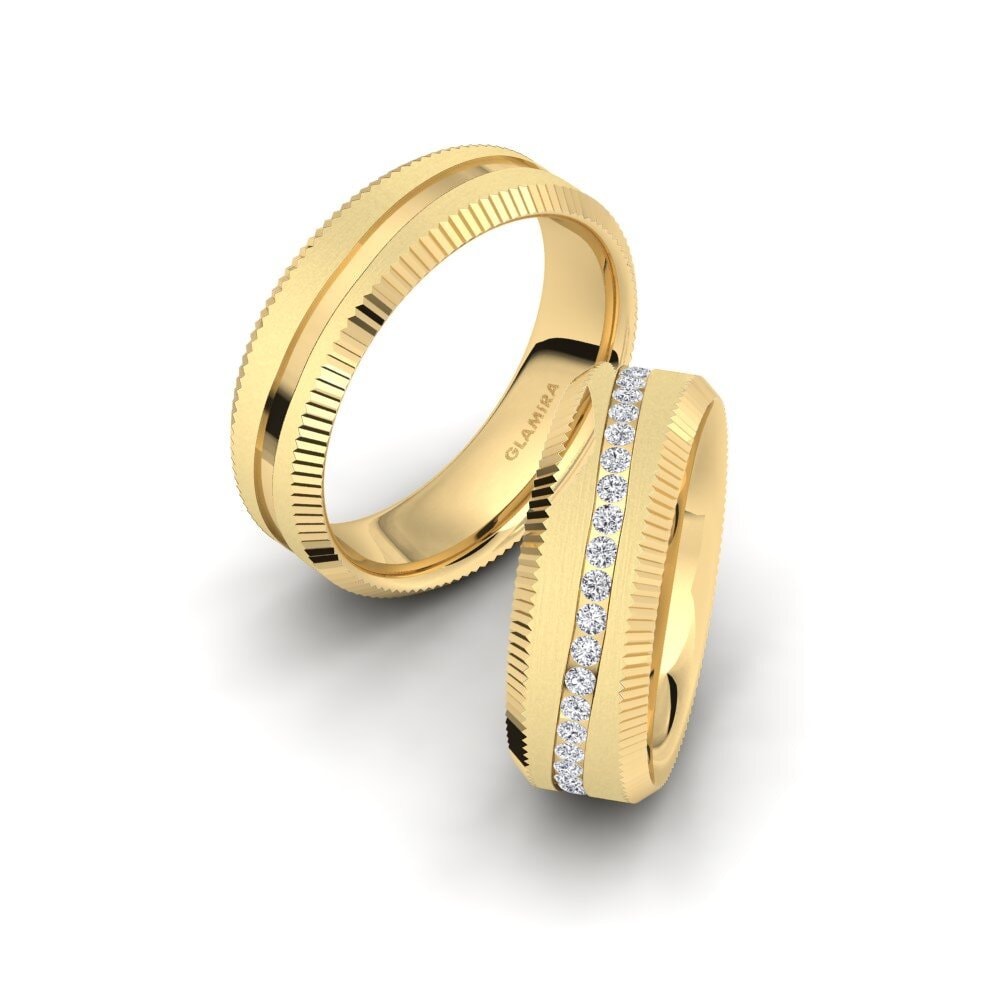 Trauring Hochwertige Trauring Spectacular Passage mit 0.615 Karat Diamant ...