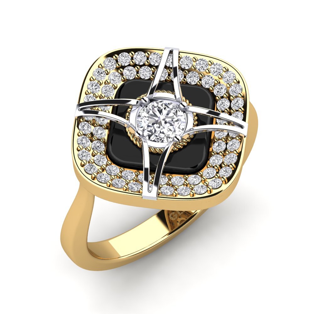 18ct Yellow & White Gold Lab Grown Diamond Ring Speelman