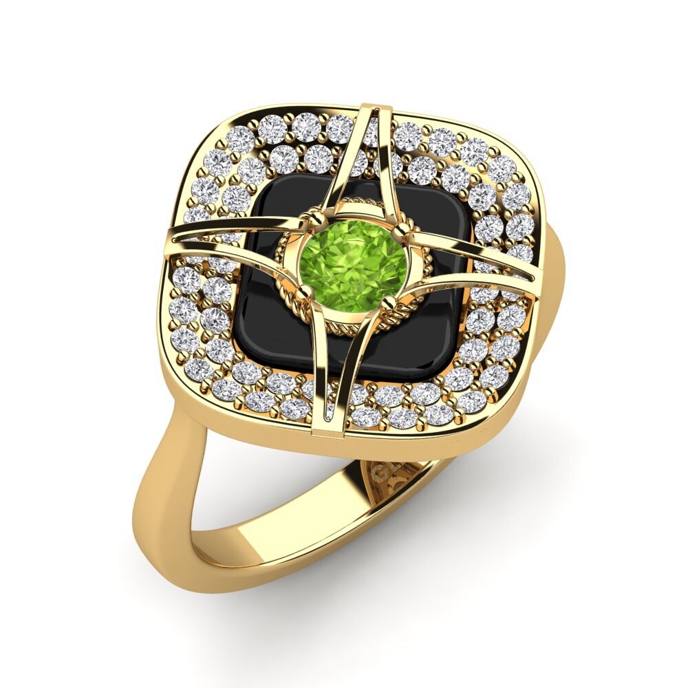 14ct Yellow Gold Peridot Ring Speelman