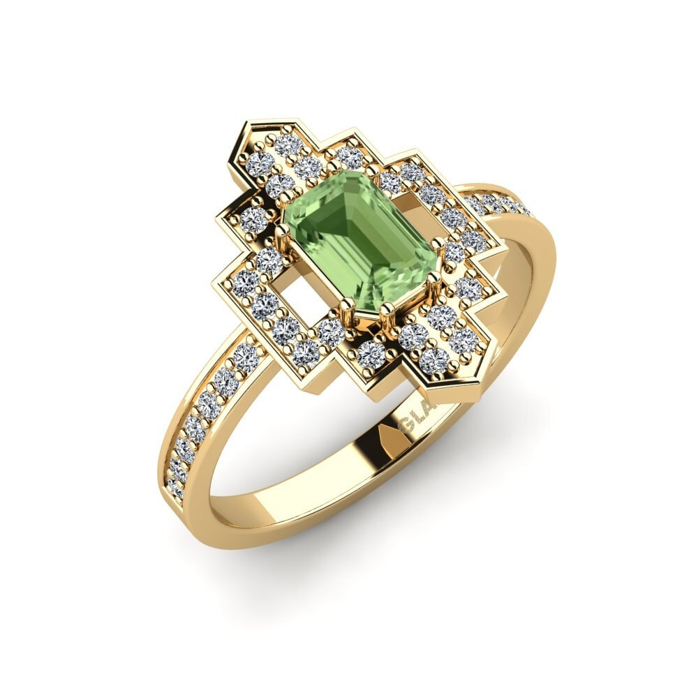Green Sapphire Engagement Ring Spendwe