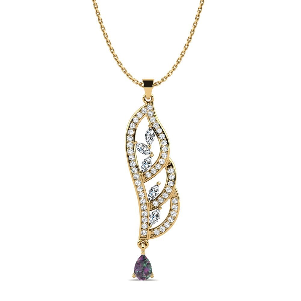 Pear Mystic Topaz Women's Pendant Spewpa