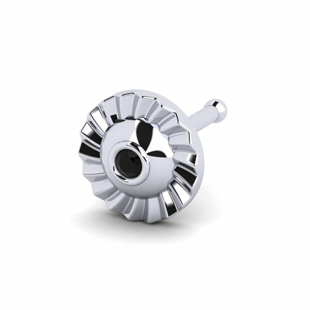 Saphir noir Piercing Nez Sselegac