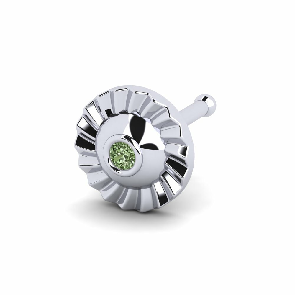 Groene Diamant Neus Pin Sselegac