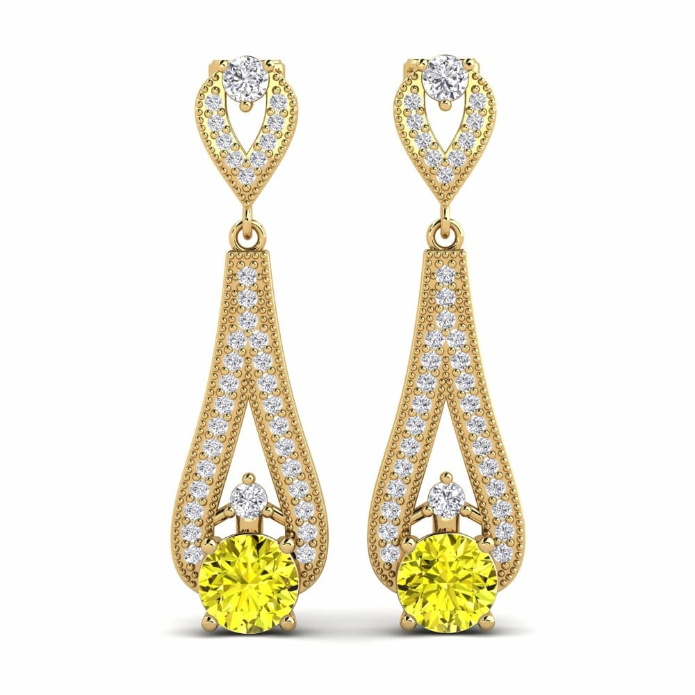 Yellow Diamond Earring Stacey