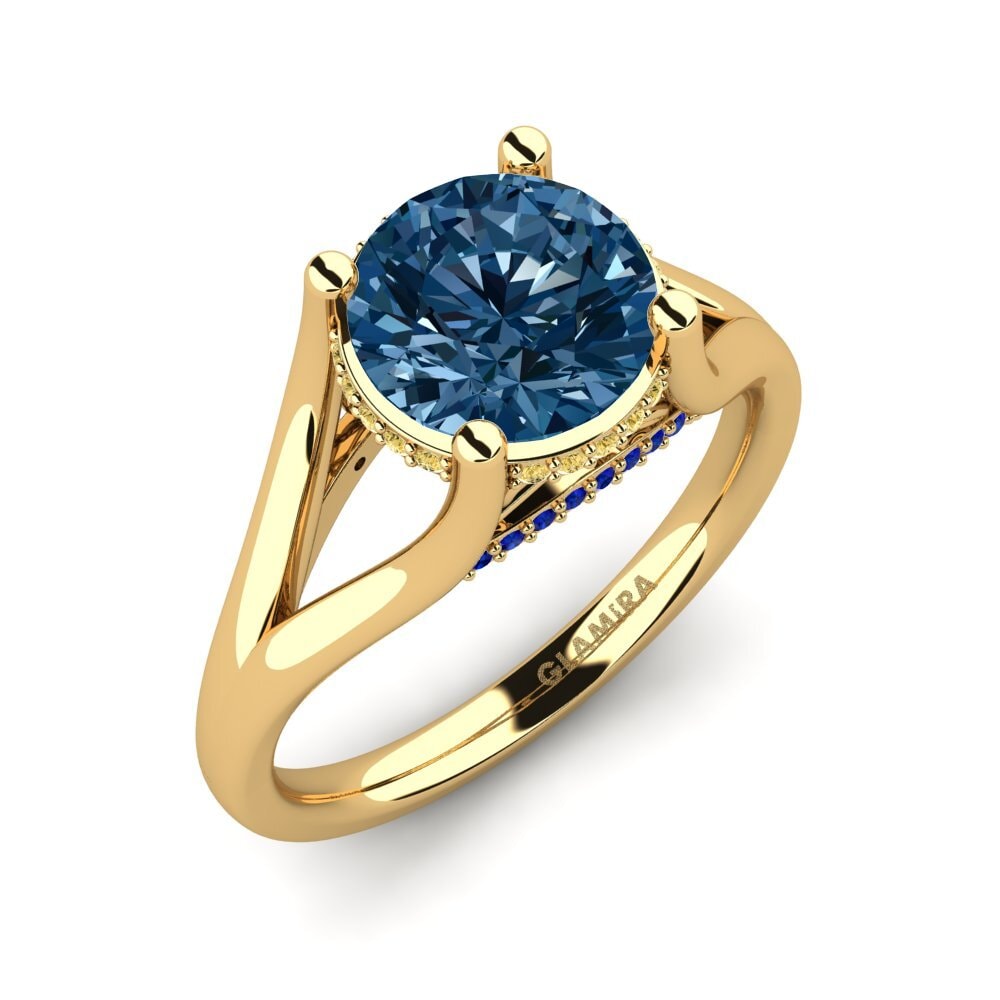 18ct Yellow Gold Engagement Ring Stacia