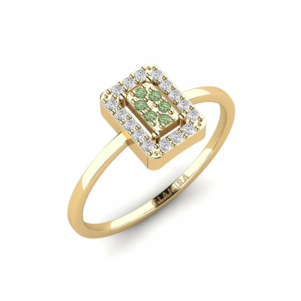 Diamante Verde Anello Stancos