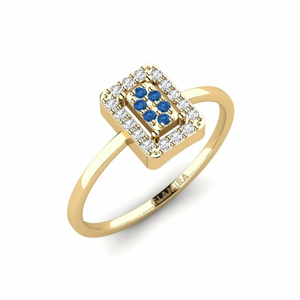 Dark Blue Zirconia Ring Stancos
